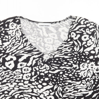 Womens UK Size 14 Gerry Weber Black Basic Blouse