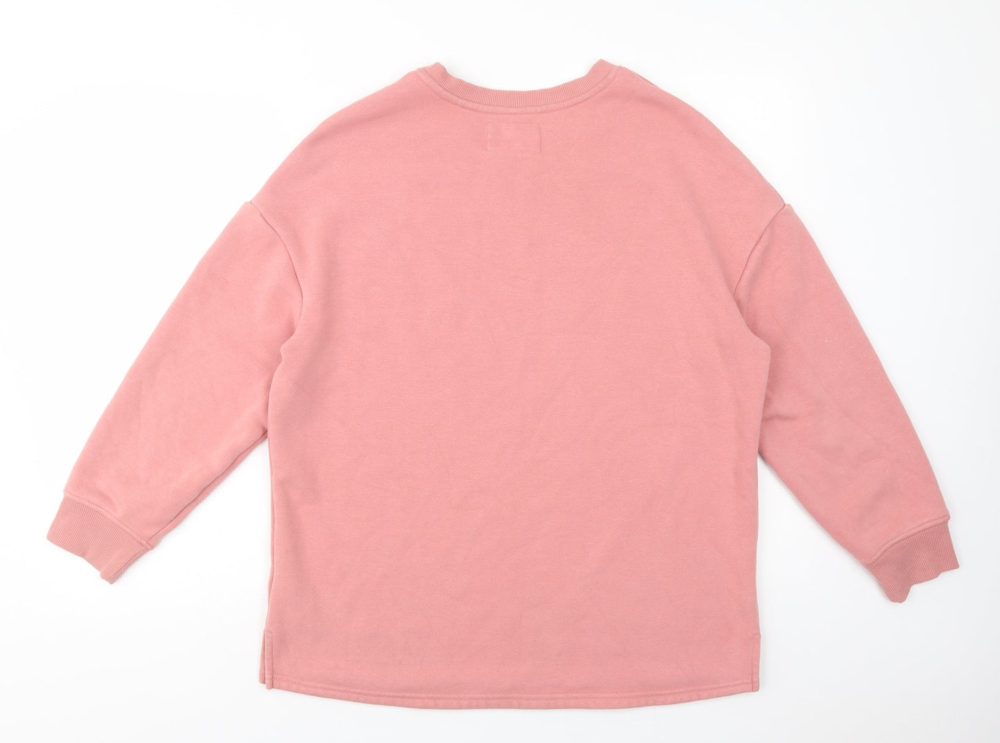 F&F Womens Pink  Polyester Pullover Sweatshirt Size 8  Pullover