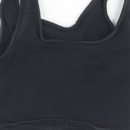 George Girls Black  Cotton Cropped Tank Size 4-5 Years Round Neck  - Endless Vibes