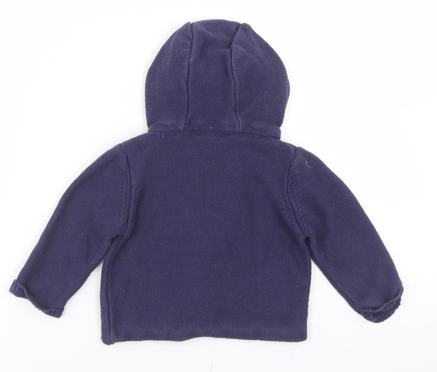 Mini Club Girls Blue  Cotton Cardigan Jumper Size 6-9 Months  Button