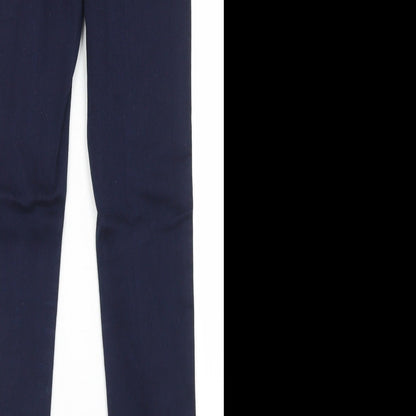 Denim co Womens Blue  Cotton Skinny Jeans Size 8 L29 in Regular Button