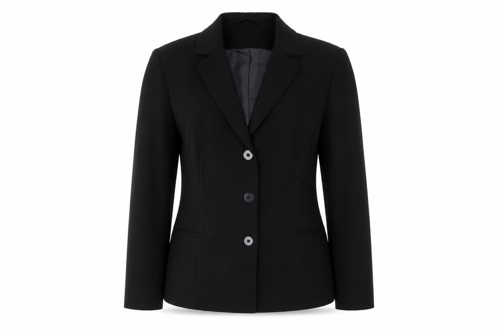 Womens UK Size 14 Preworn Regular Black Blazer
