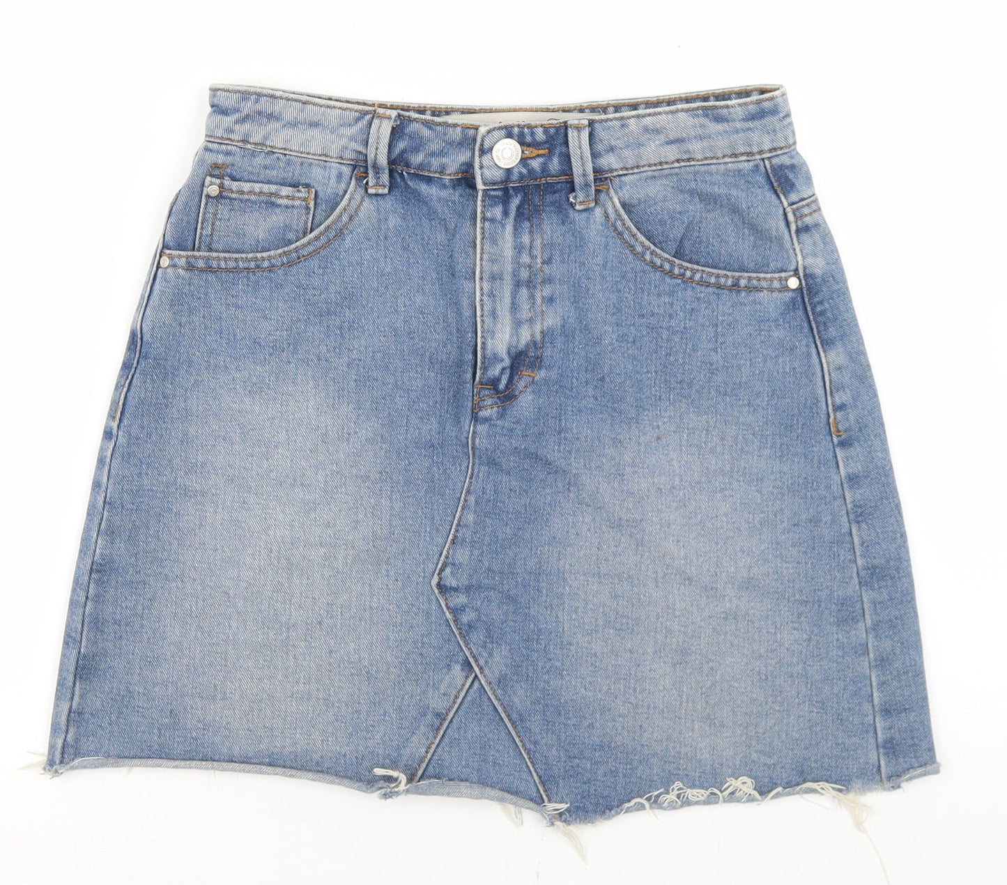 Womens UK Size 6 Denim Co A-Line Denim Skirt
