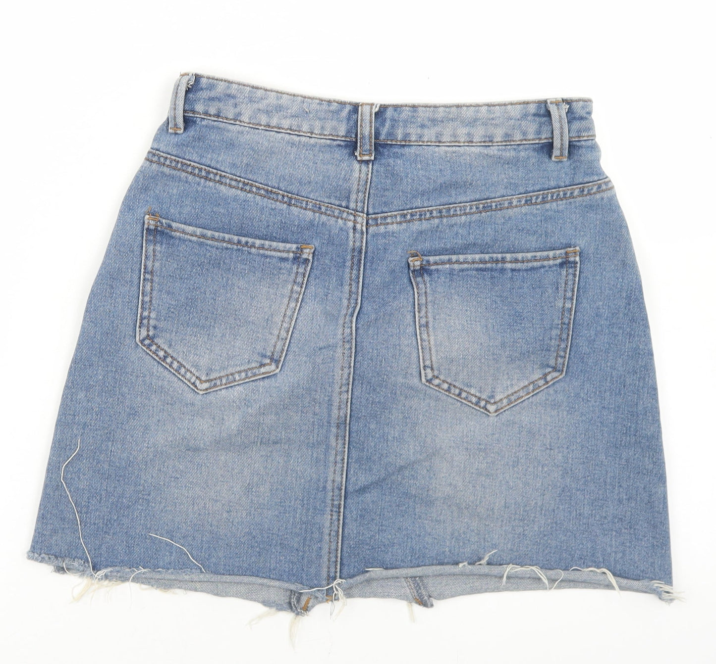 Womens UK Size 6 Denim Co A-Line Denim Skirt