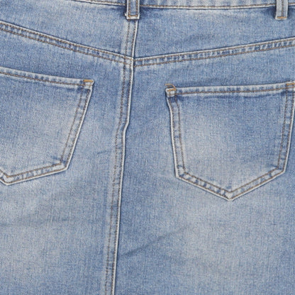 Womens UK Size 6 Denim Co A-Line Denim Skirt