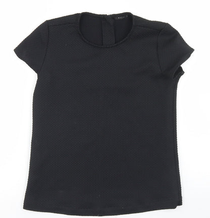 Womens UK Size 6 Mohito Black Basic Blouse