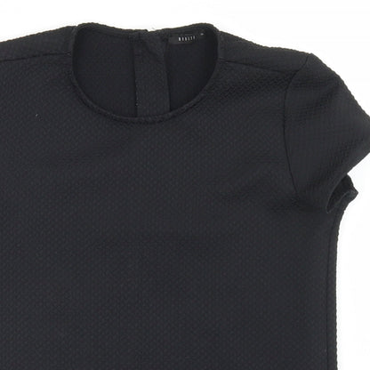 Womens UK Size 6 Mohito Black Basic Blouse