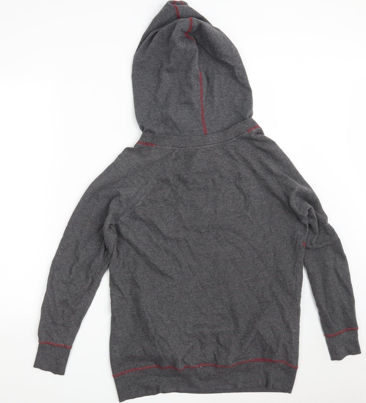 Iris & Edie Womens Grey  Cotton Pullover Hoodie Size 6   - Size 6-8