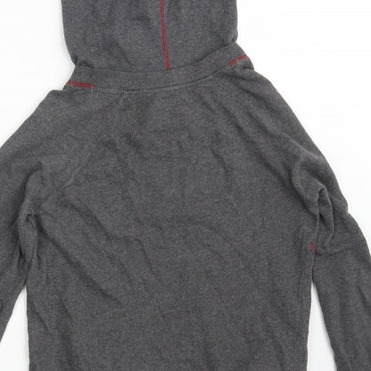 Iris & Edie Womens Grey  Cotton Pullover Hoodie Size 6   - Size 6-8