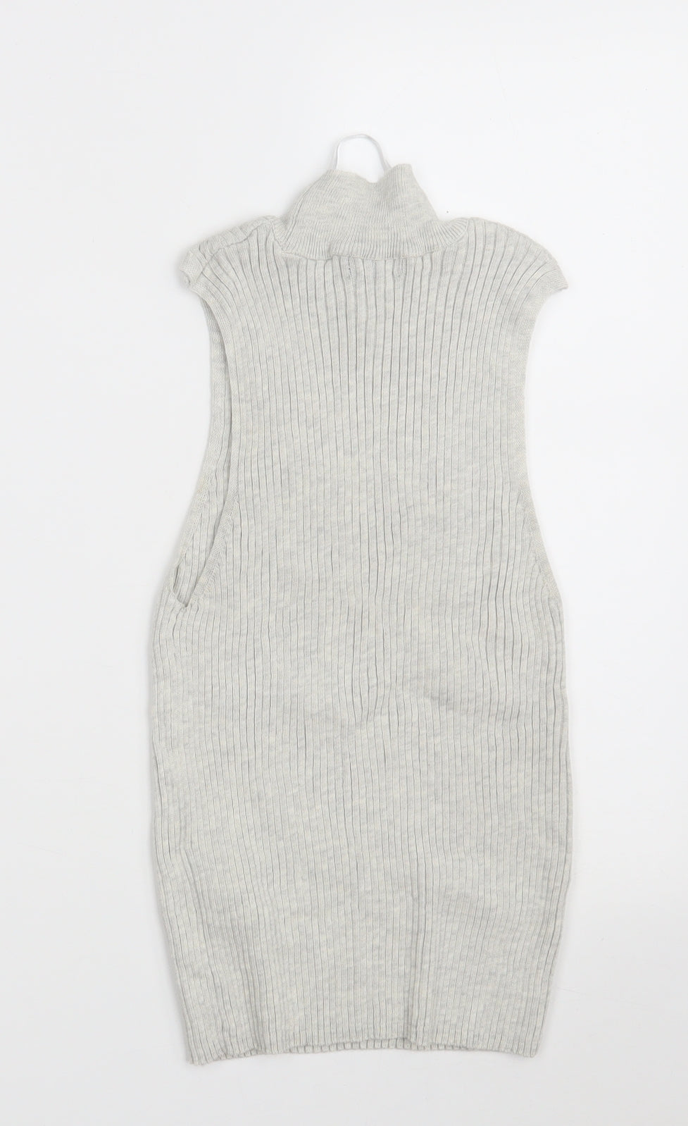 Primark Womens Grey Roll Neck  Polyester Pullover Jumper Size M