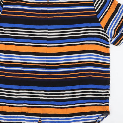 Womens UK Size 14 Dorothy Perkins Multicoloured Basic Blouse