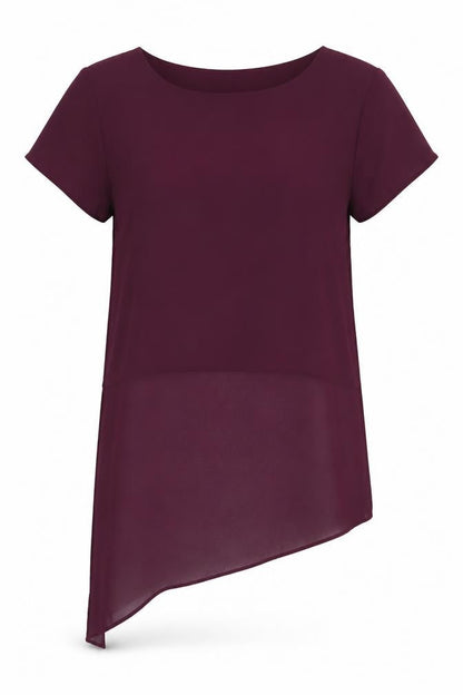 Womens UK Size M A&G Purple Basic Blouse