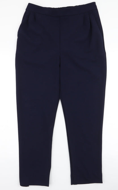Womens UK Size 14 Afibel Regular Fit  Blue Trousers
