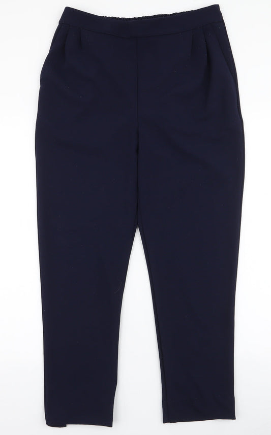 Womens UK Size 14 Afibel Regular Fit  Blue Trousers