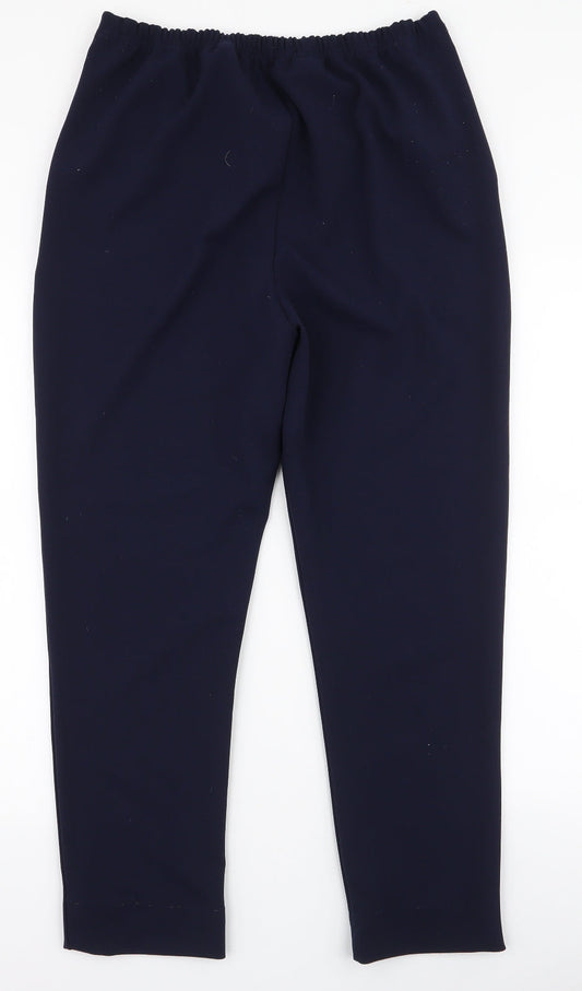 Womens UK Size 14 Afibel Regular Fit  Blue Trousers