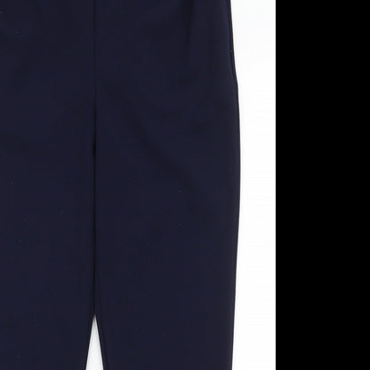 Womens UK Size 14 Afibel Regular Fit  Blue Trousers
