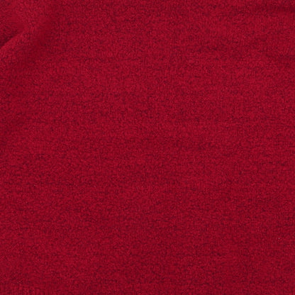 Primark Womens Red High Neck  Polyester Pullover Jumper Size 2XS