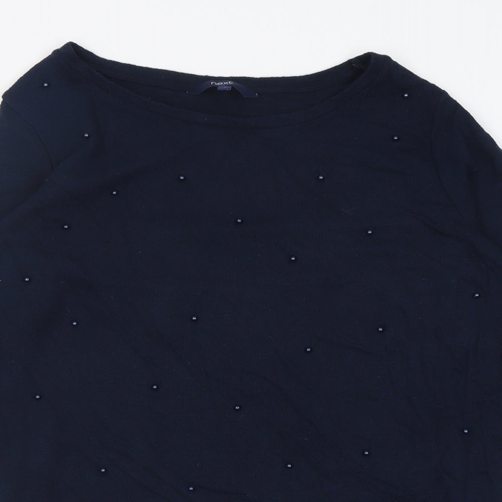 Womens UK Size 8 NEXT Blue Pullover Jumper