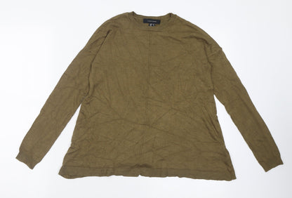 Womens UK Size 10 Atmosphere Green Pullover Jumper