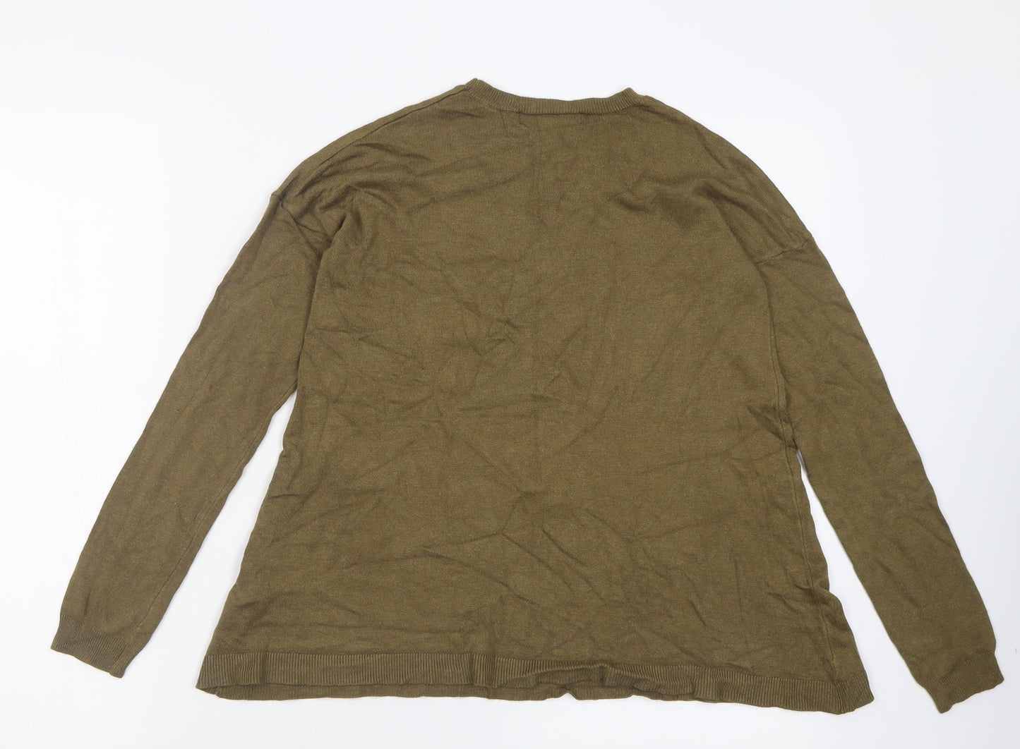 Womens UK Size 10 Atmosphere Green Pullover Jumper