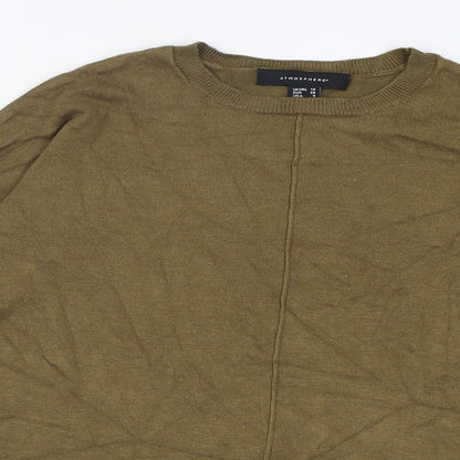 Womens UK Size 10 Atmosphere Green Pullover Jumper