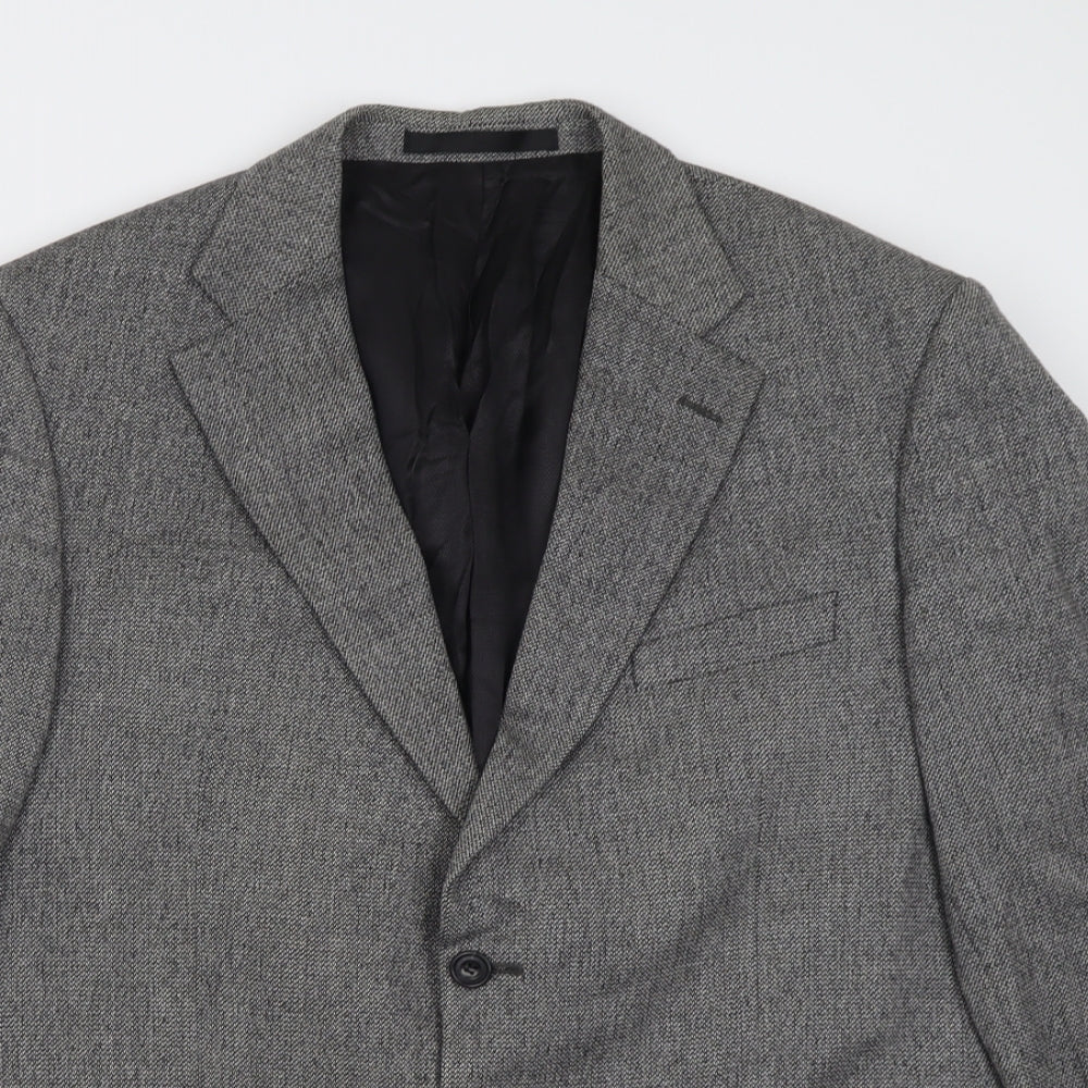 Mens UK Size 42 Marks and Spencer Regular Grey Suit Jacket