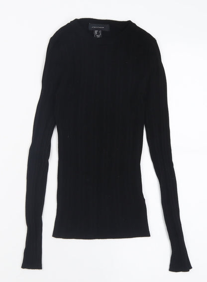 Womens UK Size 8 Atmosphere Black Pullover Jumper