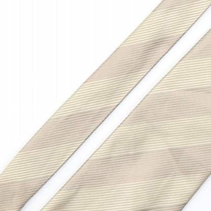 Racing Green Mens Gold Striped Silk Pointed Tie One Size