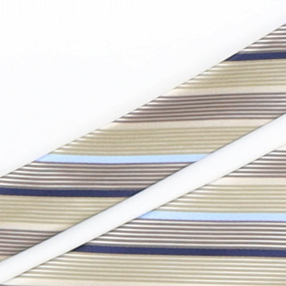 Mens BHS Multicoloured Striped  Pointed Tie