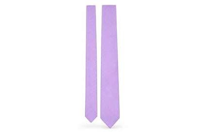 Front view of Van Hausen men’s pink silk pointed tie one size