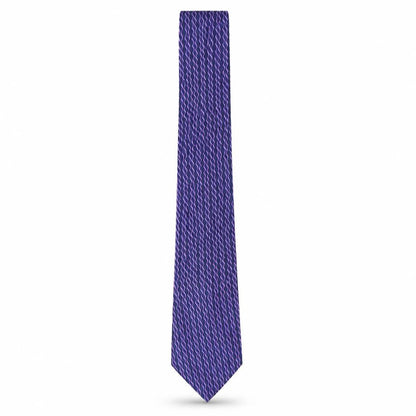 Mens savatini Purple Striped  Pointed Tie