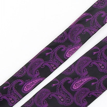 Mens stvdio Multicoloured Paisley  Pointed Tie