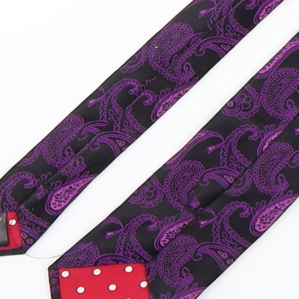 Mens stvdio Multicoloured Paisley  Pointed Tie