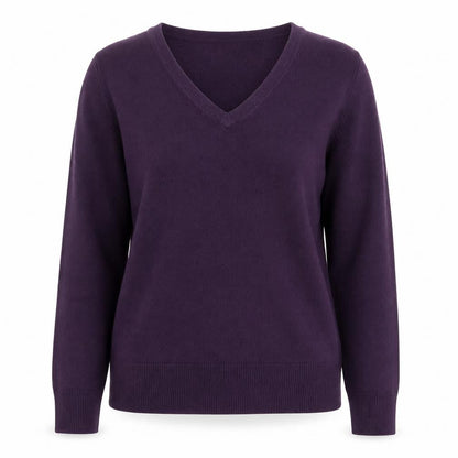 Womens UK Size 6 M&Co Purple Pullover Jumper