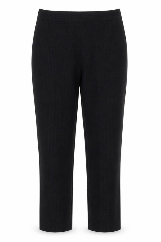 Womens UK Size 10 CC Regular Fit Carrot Black Trousers