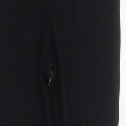 CC Womens Black  Polyester Carrot Trousers Size 10 L28 in Regular Zip