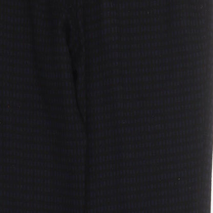 CC Womens Black  Polyester Carrot Trousers Size 10 L28 in Regular Zip