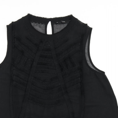 Womens UK Size 12 NEXT Black Basic Blouse