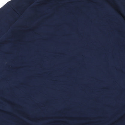 Printer Womens Blue  Cotton Pullover Sweatshirt Size 14  Pullover