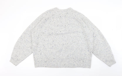 Womens UK Size XL Marks and Spencer Grey Pullover Jumper