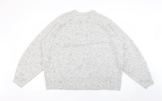 Womens UK Size XL Marks and Spencer Grey Pullover Jumper