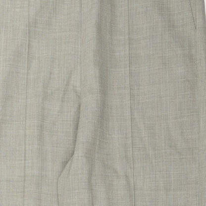 Classics Womens Green  Polyester Carrot Trousers Size 14 L26 in Regular