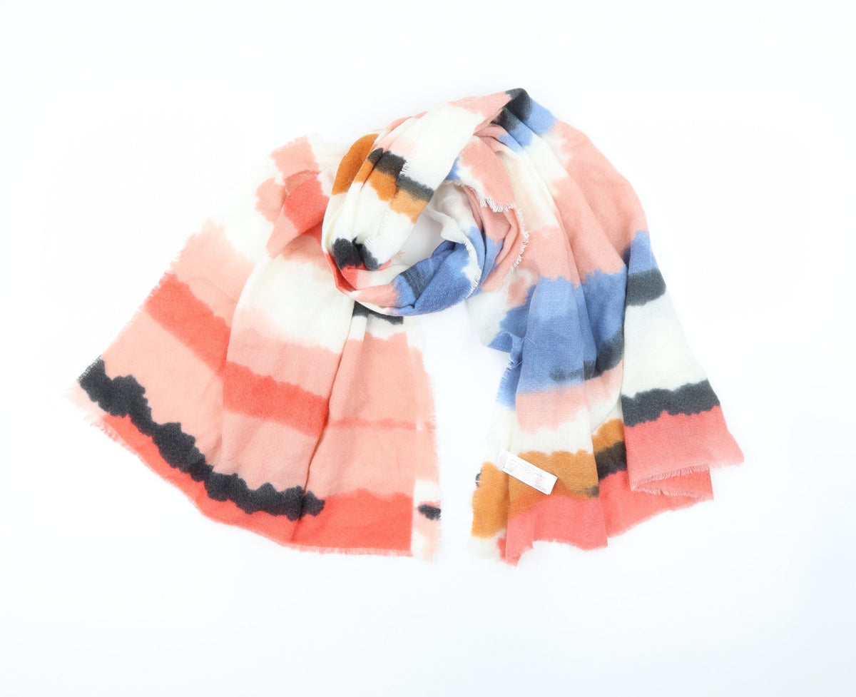 Front view of Primark women’s multicoloured acrylic scarf