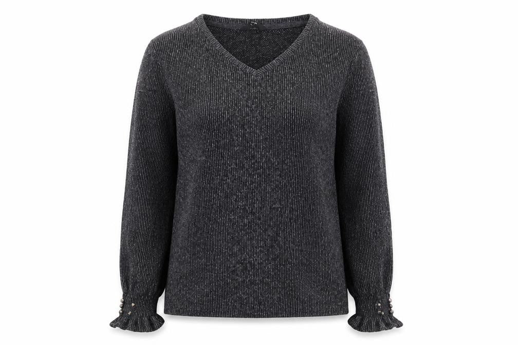 Womens UK Size S George Grey Pullover Jumper