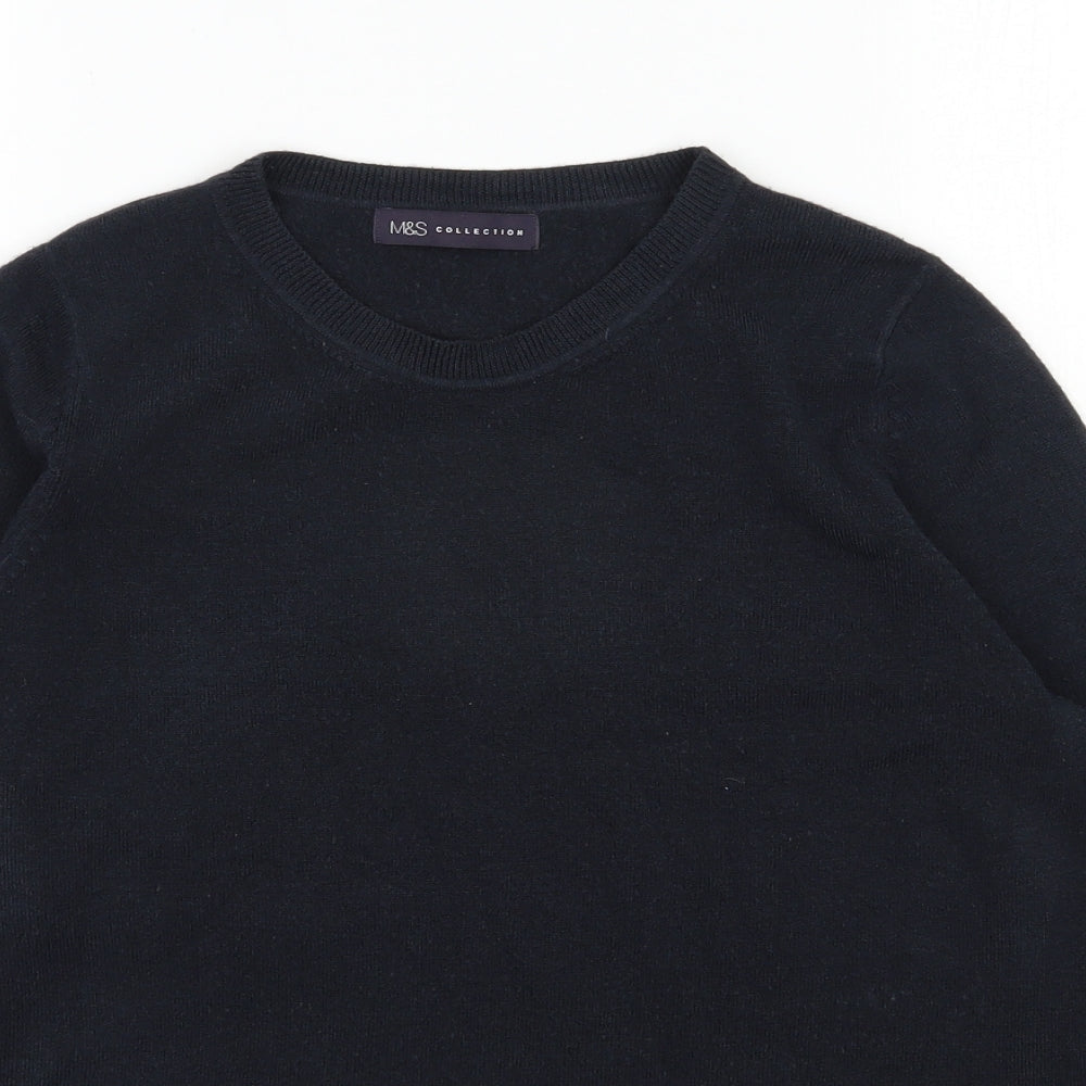 Womens UK Size 12 Marks and Spencer Blue Pullover Jumper