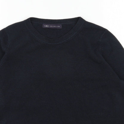 Womens UK Size 12 Marks and Spencer Blue Pullover Jumper