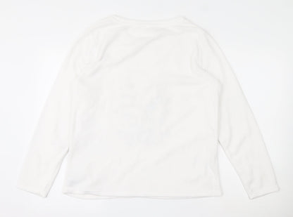 Back view of Tatty teddy women’s multicoloured solid polyester top pyjama top, size UK 12, -, size UK 12-14