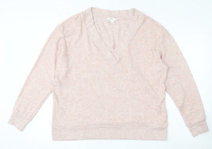 Womens UK Size M H&M Pink Pullover Jumper