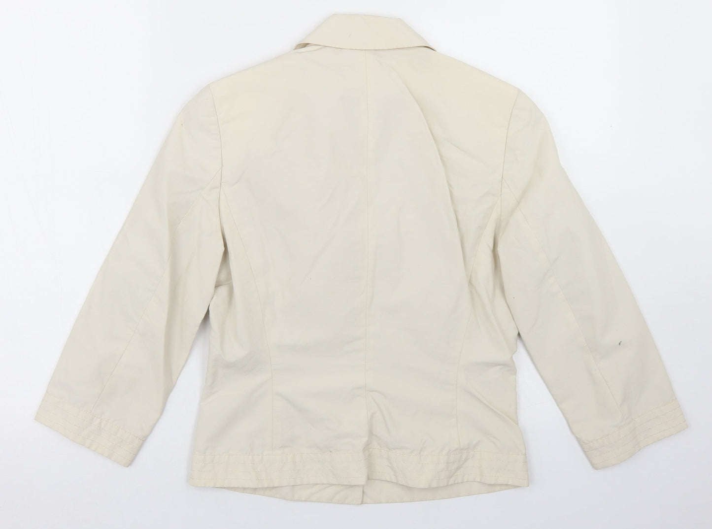 Mexx Womens Beige   Jacket Blazer Size 8  Button