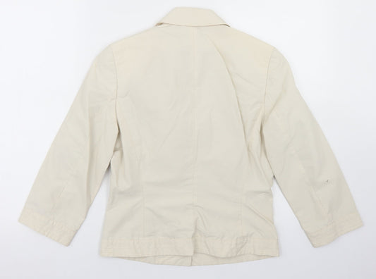 Mexx Womens Beige   Jacket Blazer Size 8  Button
